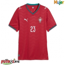 Camiseta Portugal Vitinha #23 Primera Equipación para mujer Mundial 2026 manga corta